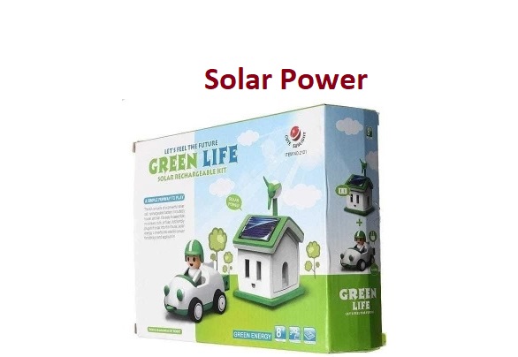 Green Life Solar Rechargeable Power Kit – Watch the Power of Sun ربات اب نمکی