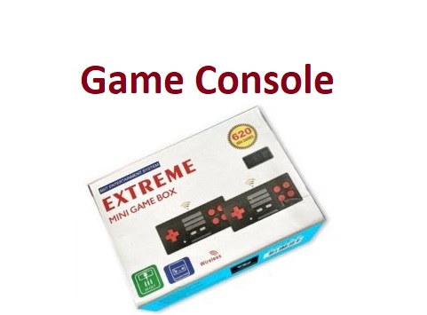 Extreme Mini Game Box 620 Games AV-Out TV Video Game Players 2.4G Legendary Edition with Game Add-On
