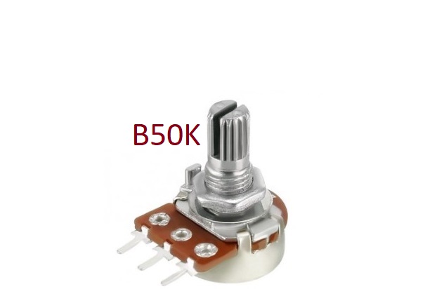 ‫ولوم 50 کیلو ولوم50کیلو 50K Ohm 503 Trimpot Potentiometer / Variable Resistor پتانسیومتر