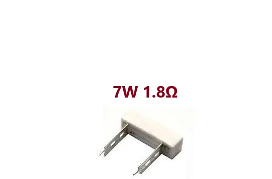 ‫مقاومت آجری مقاومت اجری1.8ohm, 7w, 1.8ohm7w ,7000mw,7000 mw