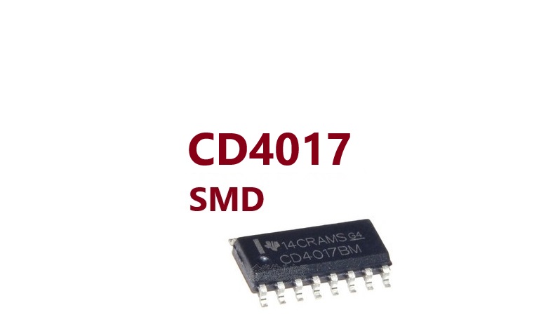 ‫cd4017 Counter/Divider with 10 Decoded Outputs , cd4017 ,cd 4017ic,آیسی,ای سی , آی سی ic 4017 ic4017