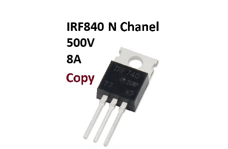 irf 840, mosfet n-chanel nchaneln