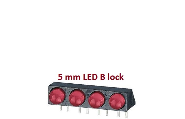 ‫led - چراغ راهنمایی و رانندگی با دیود ال ای دی قاب دار,led 3mm 2pin ,led 2pin 3mm,