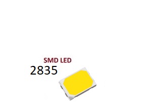 ‫led smd 2835,ال ایدی برای چراغ  , smd , دیود ال ایدی روشنایی سفید مهتابی