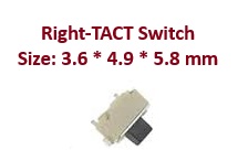‫12x12,12 x12,12 x 12,Momentary Tactile Tact Switch , چکشی ,کلید راکر ,سوییچ ,کلید12*12